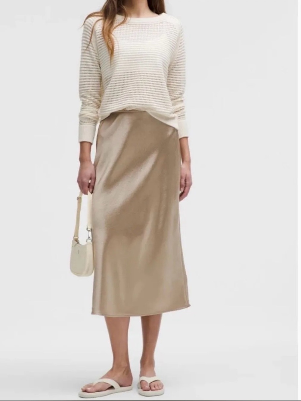 Lululemon Satin Midi Skirt - Large NWT